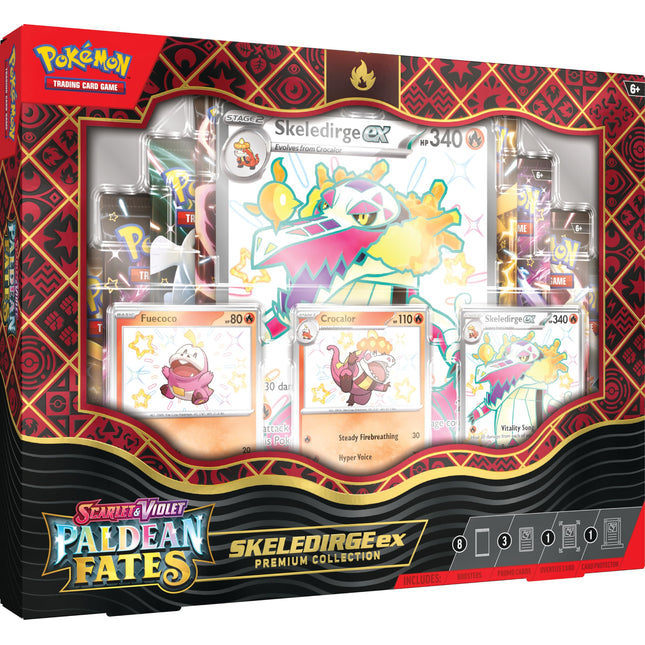 Paldean Fates Skeledirge EX Premium Collection