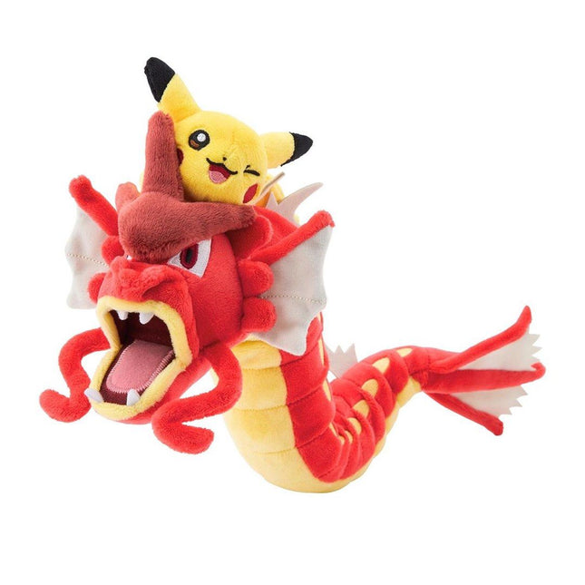 Pokemon Center Hiroshima Exclusive - Pikachu & Red Gyarados Plush
