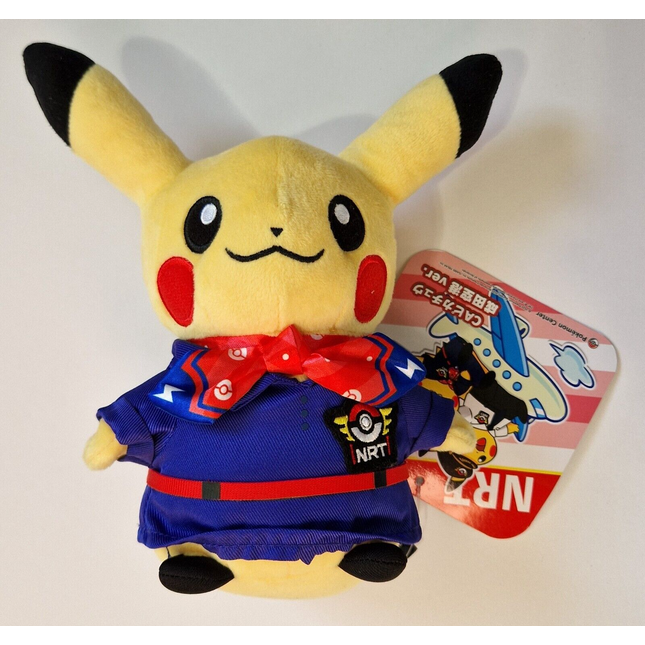 Cabin Crew Pikachu Plush (Narita Airport Exclusive)