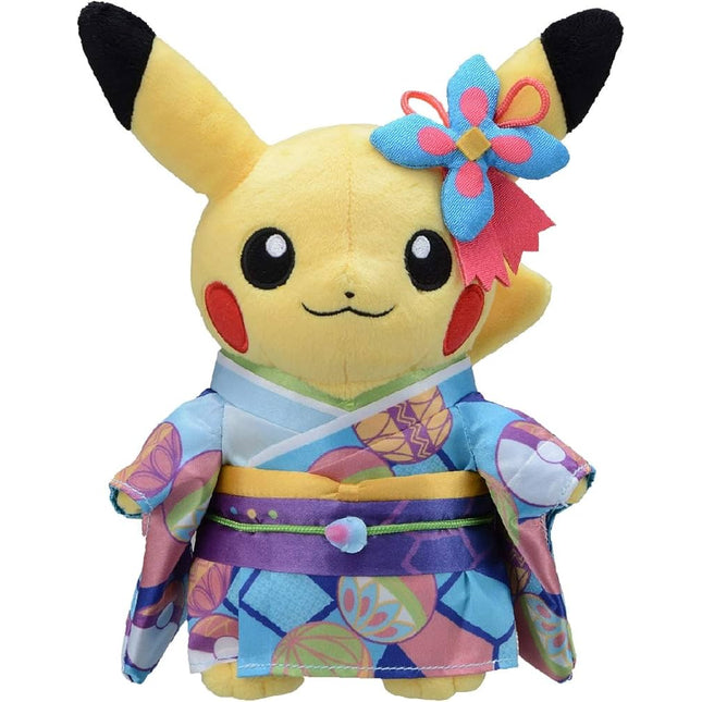 Kaga Kimono Pikachu Plush (Kanazawa Pokemon Center Exclusive)